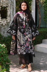 A Moi - Held By Love By Mushq Unstitched Luxury Lawn Embroidered 3 Piece Suit - MQHMAM-02- Gentle Breeze-  Summer Collection