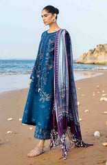 Siraa Lawn by Sadaf Fawad Khan Embroidered Suit Unstitched 3 Piece - SFKSILXL02- Shenaaz - Summer Collection