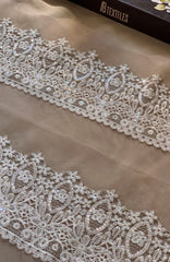 Meerub Premium V1 By AB Textiles Unstitched Embroidered Chiffion 3 Piece - ABMRBEV1-02- Fomal Collection
