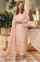 Tea Affair By Maria B Unstitched Chiffon Embroidered 3 Piece Suit- MBTACH-04- Formal Collection