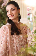 Tea Affair By Maria B Unstitched Chiffon Embroidered 3 Piece Suit- MBTACH-04- Formal Collection