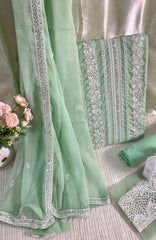 Meerub Exclusive V4 By AB Textiles Unstitched Embroidered Chiffion Chiffon 3 Piece - ABMRBEV4-02 Fomal Collection