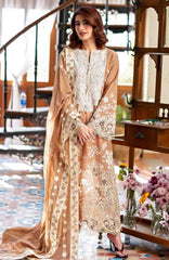Astoria By Mushq Unstitched  Festive Lawn Embroidered 3 Piece Suit - MQHMAFL-09-Elodie- Summer Collection