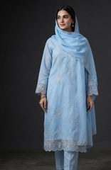 Luxury Embroidered by Saqafat Unstitched Embroidered 3 Piece Suit - SQFTESS-02- Summer Collection