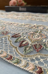 Meerub Premium V2 By AB Textiles Unstitched Embroidered Chiffion 3 Piece - ABMRBEV2-03- Fomal Collection
