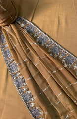 Meerub Premium V3 By AB Textiles Unstitched Embroidered Chiffion 3 Piece - ABMRBEPV3-03- Fomal Collection