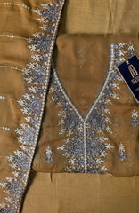 Meerub Premium V3 By AB Textiles Unstitched Embroidered Chiffion 3 Piece - ABMRBEPV3-03- Fomal Collection