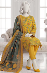 LUCHI  By Justuju Unstitched Embroidered Cambric 3 Piece Suit - JTJLCHI-03- Winter Collection