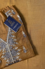 Meerub Premium V3 By AB Textiles Unstitched Embroidered Chiffion 3 Piece - ABMRBEPV3-03- Fomal Collection