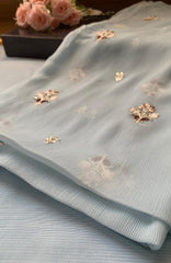 Meerub Premium V2 By AB Textiles Unstitched Embroidered Chiffion 3 Piece - ABMRBEV2-03- Fomal Collection