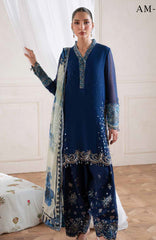 Amaya by Nureh Unstitched Embroidred Chiffon 3 Piece Suits  - NRAMYF-37- Formal Collection
