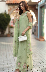 Noor Chikankari By Saadia Asad Unstitched Lawn Embroidered 3 Piece Suit - NSACKL-3A -  Summer Collection