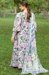 Bridgerton By Elaf Unstitched Lawn Printed 3 Piece Suit  - ELFBRGLP-3A- Elvira- Summer Collection