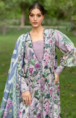Bridgerton By Elaf Unstitched Lawn Printed 3 Piece Suit  - ELFBRGLP-3A- Elvira- Summer Collection