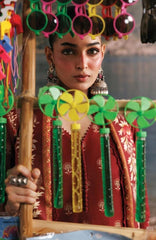 M Basics Agla Station by Maria B Unstitched Printed Khaddar 3 Piece Suit - MBSCKHDW-3B- Winter Collection
