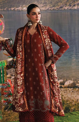 M Basics Agla Station by Maria B Unstitched Printed Khaddar 3 Piece Suit - MBSCKHDW-3B- Winter Collection