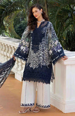 Signature By Elaf Unstitched Lawn Embroidered 3 Piece Suit - ELFSGN -3B- Vectorian Muse - Summer Collection