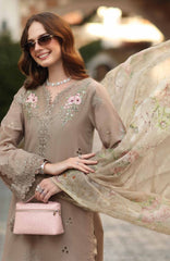 Noor Chikankari By Saadia Asad Unstitched Lawn Embroidered 3 Piece Suit - NSACKL-3B -  Summer Collection