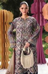 M Prints Eid II- By Maria B Unstitched Lawn Prints 3 Piece Suit  - MBMPEIDII-3B- Summer Collection