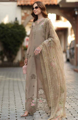 Noor Chikankari By Saadia Asad Unstitched Lawn Embroidered 3 Piece Suit - NSACKL-3B -  Summer Collection