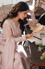Eid Ensembles By Azure Unstitched Lawn Embroidered 3 Piece Suit - AZRESL139- Rosebud - Summer Collection