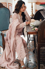 Eid Ensembles By Azure Unstitched Lawn Embroidered 3 Piece Suit - AZRESL139- Rosebud - Summer Collection