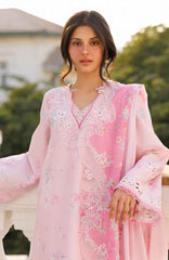 Summer Together  by Afrozeh Unstitched Lawn Embroidered 3 Piece Suit - AFRSTGL-07- Amoura- Summer Collection