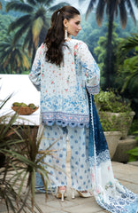 Luxury Lawn By Regalia Unstitched  Lawn Embroidered 3 Piece Suit  - RGLASIBLXL-03- Gul Pop- Summer Collection