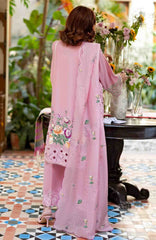 Astoria By Mushq Unstitched  Festive Lawn Embroidered 3 Piece Suit - MQHMAFL-08-Arabil- Summer Collection