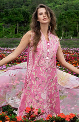 The Secret Garden - Hemline By Mushq Unstitched Lawn  Embroidered 3 Piece Suit MQHMSGL - 05-Whimsical Scent -  Summer Collection