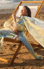 Summer Dream By Manara Unstitched Lawn Embroidered 3 Piece Suit - MNMSDRL-01- SunDrop-Summer Collection
