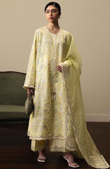 Satori By Zara Shahjahan Unstitched Lawn Embroidered 3 Piece Suit  - ZSSTL-3 -HINATA - Summer Collection