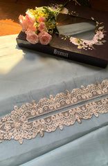 Meerub Premium V1 By AB Textiles Unstitched Embroidered Chiffion 3 Piece - ABMRBEV1-03- Fomal Collection