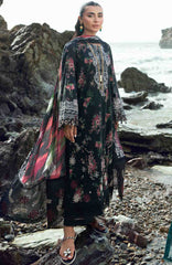 Nureh Gardenia Unstitched Lawn Embroidered 3 Piece Suit - NRGRDL2-03- Summer Collection