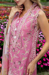 The Secret Garden - Hemline By Mushq Unstitched Lawn  Embroidered 3 Piece Suit MQHMSGL - 05-Whimsical Scent -  Summer Collection