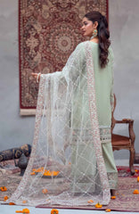 Zurr Signature by AB Textile Ready To Wear Organza Embroidered 3 Piece Suit -  ABZRSN-03 - Formal Collection