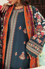 Lumina By Bin Ilyas Unstitched Lawn Embroidered 3 Piece Suit BNLYLMN-03-  Summer Collection