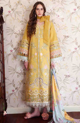 Belle Saison by Esmel Unstitched Lawn Embroidered 3 Piece Suit - ESLBLS-03-Belinea - Summer Collection