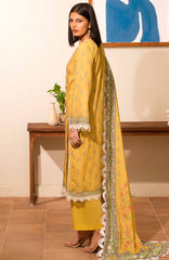 Masummery Unstitched Lawn Printed 3 Piece Suit Vol-1 MUSV1L - Daffodil - Summer Collection