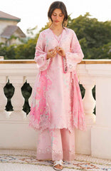 Summer Together  by Afrozeh Unstitched Lawn Embroidered 3 Piece Suit - AFRSTGL-07- Amoura- Summer Collection