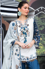 Luxury Printed Lawn By Regalia Unstitched  Lawn Printed 3 Piece Suit  - RGLASIBPRT-03- Ayka Bloom- Summer Collection