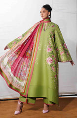 Jugnu by Hussain Rehar Unstitched Lawn Embroidered 3 Piece Suits- -JUGELXL-03- Chaman- Summer Collection