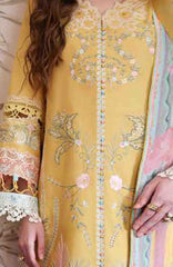 Belle Saison by Esmel Unstitched Lawn Embroidered 3 Piece Suit - ESLBLS-03-Belinea - Summer Collection