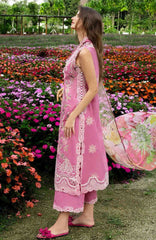 The Secret Garden - Hemline By Mushq Unstitched Lawn  Embroidered 3 Piece Suit MQHMSGL - 05-Whimsical Scent -  Summer Collection
