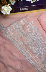 Meerub Exclusive V5 By AB Textiles Unstitched Embroidered Chiffion  3 Piece - ABMRBEV5-03 Fomal Collection
