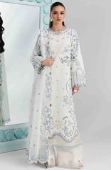 Festive Lawn By Qalamkar Unstitched Lawn Embroidered 3 Piece Suit  - QLMFSTL-03-Irmin - Summer Collection