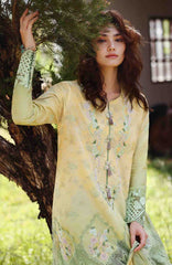Solace Ombre Chikankari By Mushq Unstitched Lawn Embroidered 3 Piece Suit - MQHMSOCK- Quiet Bloom- Summer Collection