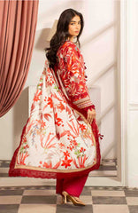 Mausummery Unstitched Lawn Printed 3 Piece Suit Vol-2 MUSV2L3 - Amber - Summer Collection