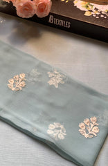 Meerub Premium V1 By AB Textiles Unstitched Embroidered Chiffion 3 Piece - ABMRBEV1-03- Fomal Collection