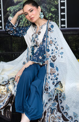Luxury Printed Lawn By Regalia Unstitched  Lawn Printed 3 Piece Suit  - RGLASIBPRT-03- Ayka Bloom- Summer Collection